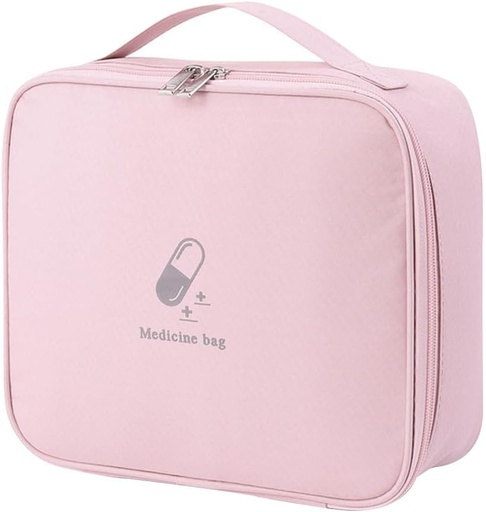 [BRSRMFIFC56WMDLJ] COHEALI מארגנת את Bags Travel Medicine Bag Supplies מארגנת Bag Portable for Car homeקמפing Office Hiking חיצונית תרופות מארגנת