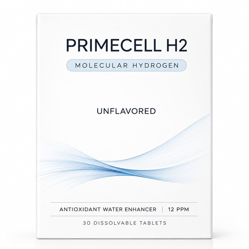 [BRSRYZANCMCR6ELV] Primecell H2 Molecular Hydrogen Tablets, Cellular Health Support, 30 Ct (1)