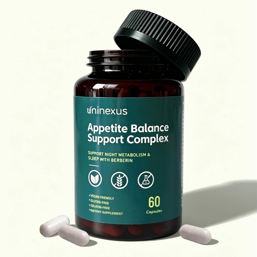 [BRSRGCD2CQFBUF3F] Nighttime Fat Burner & Sleep Aid for Women Men, 60 Capsules | PM Metabolism Booster, Weight Loss Supplement, Appetite and Cravings Control, Berberine, L-Theanine