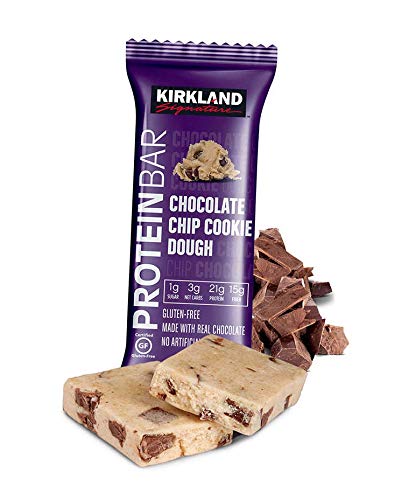 [BRSWGBD6DN7AAHYY] Bulk Pack Protein Bars (Kirkland Signature, Chocolate Chip Cookie Dough, 20-Pack)