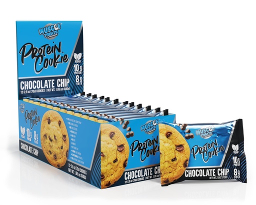 [BRSROHYDA55WMCDX] Forzagen Muscle Treats Protein Cookie 2 Flavors Available, Chocolate Chip and Midnight Chocolate (12 Pack, Chocolate Chip)