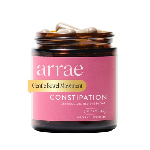 [BRSRACTYDMNBG3Y2] Arrae Constipation Relief Capsules – Gentle, Natural Bowel Support – Clinically Proven for Regularity & Comfort – Non-Stimulant, Overnight Relief – 45 Capsules