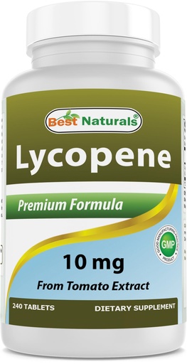 [BRSWIZABO4AAOEDI] Best Naturals Lycopene Tomato Extract 10 mg 240 Tablets