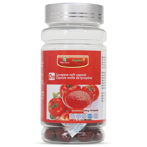 [BRSRAAD4DMBR4A35] Lycopene 500mg Softgels, Natural Tomato Extract, 100 Ct | Supports Prostate & Heart Health, Easy-to-swallow, Ideal for Men's Daily Wellness