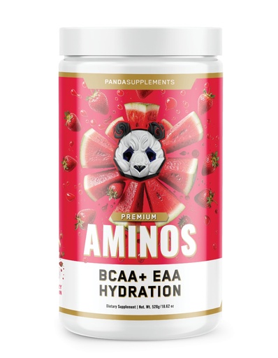 [BRSREEAROYPGG33O] Underground Bio Labs Panda Supps Aminos | BCAA + EAA + Hydration + Eectrolytes for Men and Women with 2G Taurine and 4G EAAs (30 Servings) (Strawberry Watermelon 3.0)