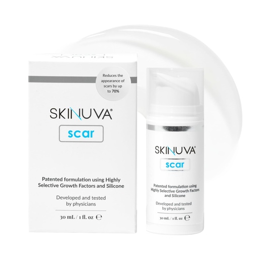 [BRSWGAAKBEGREFYZ] Skinuva® Scar Cream for Face & Body (1 oz) | Helps Fade the Appearance of Old & New Scars, Treatment for Surgery, Burns & Other Skin Trauma