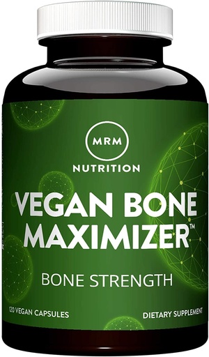 [BRSWIEIQAJYRGC3E] MRM Nutrición Vegan Bone Maximizer ← Bone Strength + Density ¦ Orgánica Certified Algae Silencio con Vitamin K2 + D3 Silencio clínicamente Provenido Silencio Anti-Envejecimiento Nutrición ← Libre de gluten 30 Servimientos
