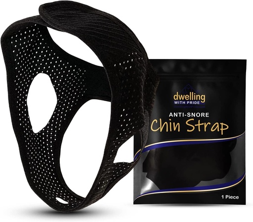 [BRSWYFLRDJ7AICI3] Anti Snore Chin Strap, Anti-Dry Mouth Chin Strap for CPAP Users, Stop Noise | Snoreless Sleeping Solution for Men and Women - Breathing Aid for Snoring