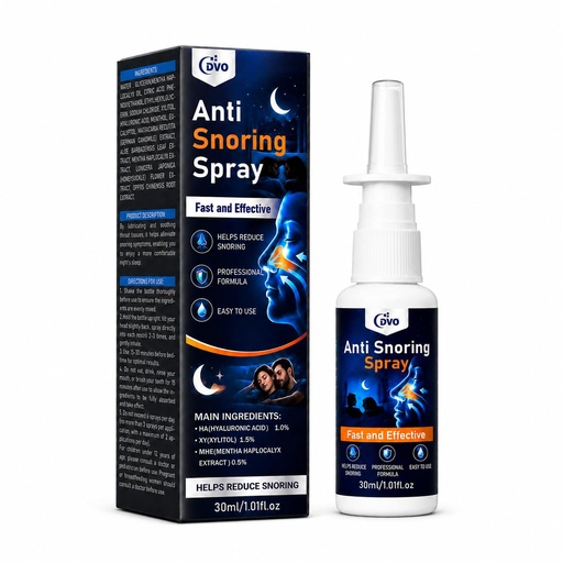 [BRSRY2T6OUAR6HI7] DVO Anti Snoring Spray-30ml,Fast Acting Snoring Solution，Natural，Reduce Snoring，Promote Nasal Breathing