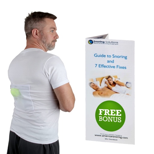 [BRSWGZIHBYIWAC3F] Anti Snoring Sleep Position Trainer Shirt, Snore Stopper, XXLarge | Snoring solution shirt encourages side sleeping - breathable cotton snore aid tee for men and women who are Back Sleepers