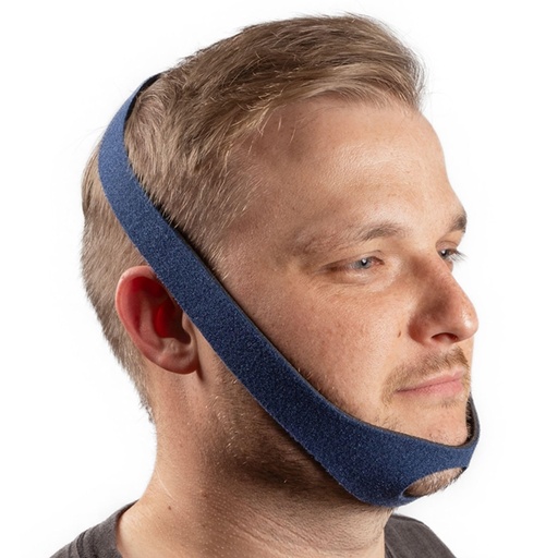 [BRSROGDQCQHQGCY4] LifeSource Made in USA Chin Strap for Snoring – Adjustable Anti-Snoring Chin Strap, Breathable & Comfortable, Latex-Free, Universal Fit for Men & Women, Sleep Apnea Support, Navy