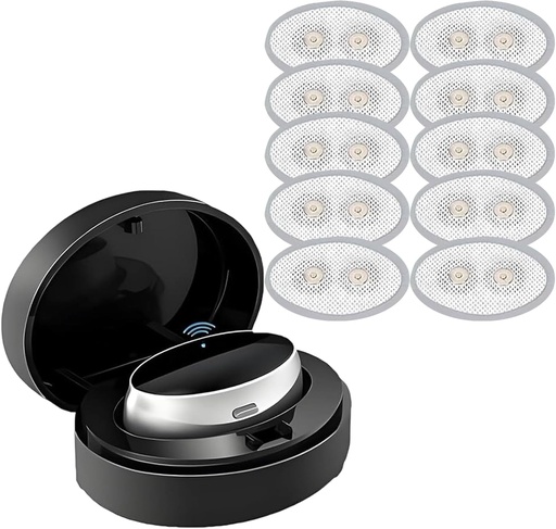 [BRSRYEDQAQPRSELU] SleepEase Pro 4.0 – Portable 3-Speed Anti-Snoring Device for Better (Device1pc+Patch*10)
