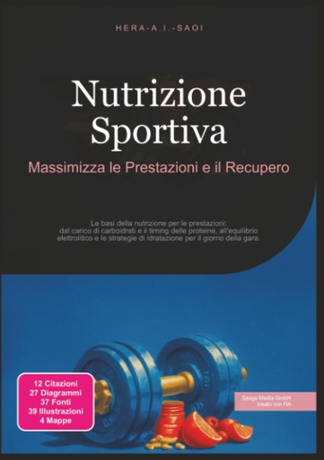 [PVRW2Z3QO54WEYIU] Nutrizione Sportiva: Massimizza le Prestazioni e il Recupero (Italian Edition)