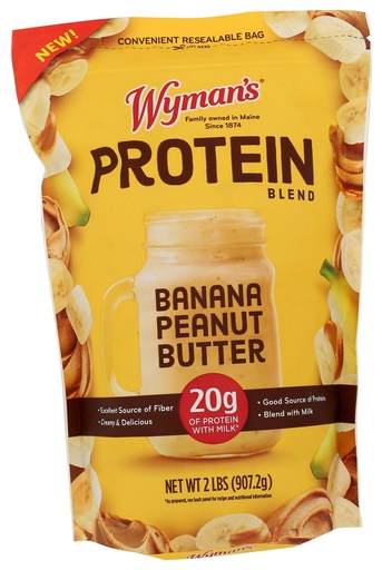 [BRSRA233CRYBUYLF] Wyman's, Banana Peanut Butter Protein Blend, 32 Ounce