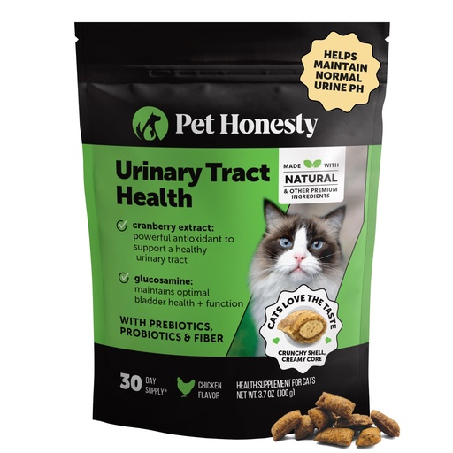 [BRSRAAQDBAJQKCTX] Cat Urinary Tract Health Crunchy & Creamy Chews - Promotes Healthy Digestion & Normal Bladder Function with Cranberry, Antioxidants, & Probiotics - Gut + Bladder Support Supplement (30 Day Supply)