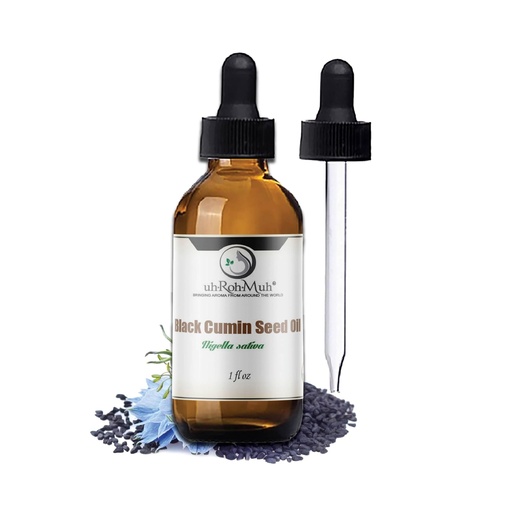 [BRSRGYYKAUBBU23O] Premium USDA Organic Black Cumin Seed Oil – Cold-Pressed Nigella Sativa – 3% Thymoquinone (TQ Level) - 100% Pure Black Seed Cumin Oil for Skin, Hair, and Immune Support (1 Fl Oz)