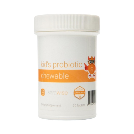 [BRSRACQTPMORY2A4] Kid’s Probiotic Chewable by Dr. Ana Maria Temple | Synergistic Probiotic Formula Offering 10 billion (CFUs) Per Dose | 11 Diverse Strains | Natural Mixed Berry Flavor 30 Chewable Tablets