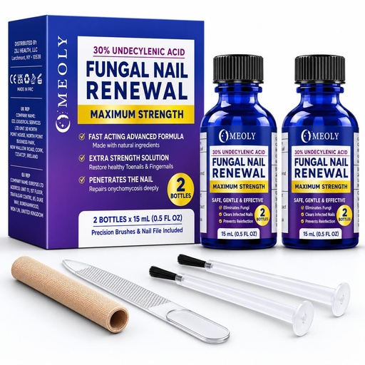 [BRSRYZQDA4HQ2CT3] Toenail Fungus Treatment Extra Strength- 30% Undecylenic Acid 2 * 15 ml