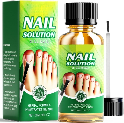 [BRSRYZYBB55BSCDU] Toenail Fungus Treatment Extra Strength, Extra Strength 25% Undecylenic Acid Toe and Fingernail Fungus Removal, Natural Plant Extracts for Thick, Broken, Discolored, Gentle for All Ages 30ML