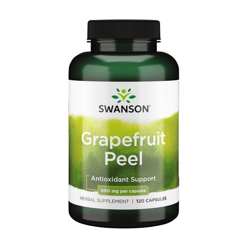 [BRSWIY36BR5AAH3K] Swanson Full-Spectrum Grapefruit Peel 600 Milligrams 120 Capsules | Delivers 600 mg of Grapefruit Peel Featuring Flavonoids, Vitamin C and More, a Great Addition to Any Supplement Program