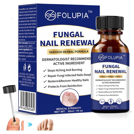 [BRSRGC3RPMFRUDL3] Fingernails Toenail Fungus Treatment extra strength at Home,1 Fl Oz | Deep Restorative Nail Repair for Damaged Nails,Improve Yellowing, Thickening, and Cracking of the nail & Toenail at Home