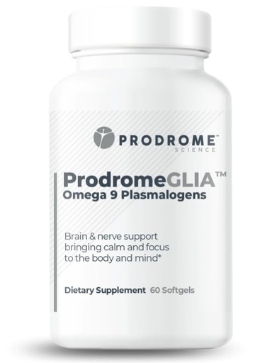 [BRSRG2QCCUHRGCDO] Plasmalogen Brain & Nervous System Support Supplement with Omega-9 | Cellular Membrane, Myelin & Healthy Aging Support | ProdromeGlia™ | 60 Softgels