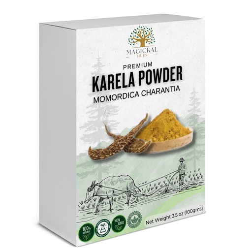 [BRSREGQBCRYAGFYY] Karela Powder 3.5 oz Bitter Melon Powder (Bitter Gourd) for Smoothies, Tea, Juices, and DIY Recipes Finely Ground Bittermelon for Culinary and Wellness Use