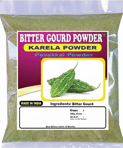 [BRSROFD4BN5GO3IZ] 3V Bitter Gourd Powder | Karela Powder | Momordica Charantia | Pavakkai Powder | 100g, 3.53 Ounce