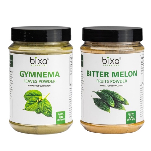 [BRSRAAT2OEIGCCYZ] bixa BOTANICAL Bitter Melon + Gymnema Leaf Powder Bundle |