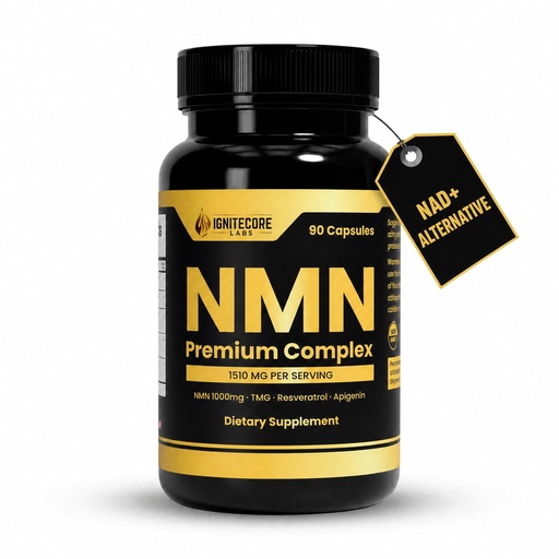 [BRSRYZQPCMOQK335] NMN Supplement 1000mg Nicotinamide Mononucleotide for Men & Women | NAD+ Precursor with TMG, Resveratrol & Apigenin | Non-GMO Vegan GMP Certified | Daily Wellness | 90 Capsules