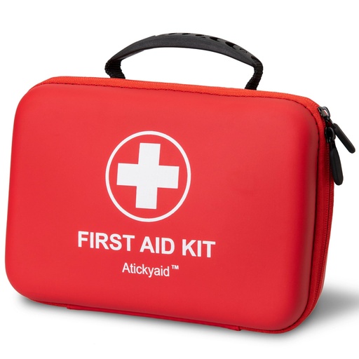 [BRSROEIPOUFQYAI4] First Aid Kit 340 Piece, Premium Waterproof Hard Shell Medical Kit for Car, Home, Office, Travel, Camping, Sports, Outdoor, School - Emergency First Aid Supplies and Survival Kit
