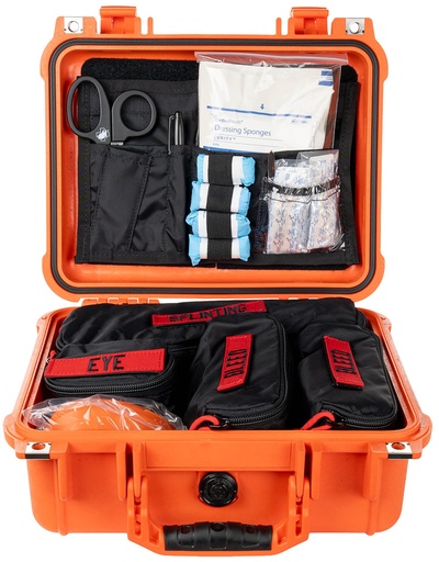 [BRSRGCT7CQNAK3I7] North American Rescue Range Trauma First Aid Kit with Combat Gauze | NAR Life Saving Hard Case Emergency Kit for Shooting Ranges, Firearms, Training, NRA, Gun Safety with C-A-T Tourniquet