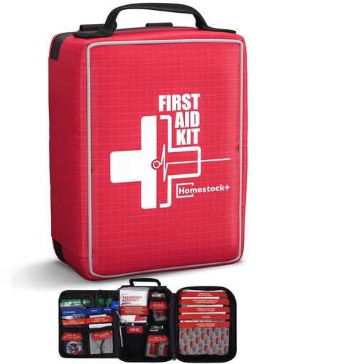 [BRSRAZQBB4NRAGT2] First Aid Kit, Upgrade Trauma First Aid Kit with Labelled Compartments -Emergency Medical Kits with Molle System First Aid Kits for Car, Home, Hiking, Camping and Outdoor Emergencies -216 Pieces