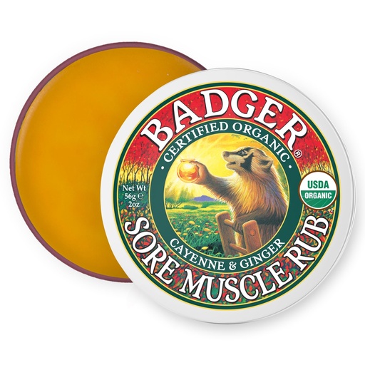 [BRSWIYTZOV7ROET3] Badger Balm, Sore Muscle Rub - 2 oz