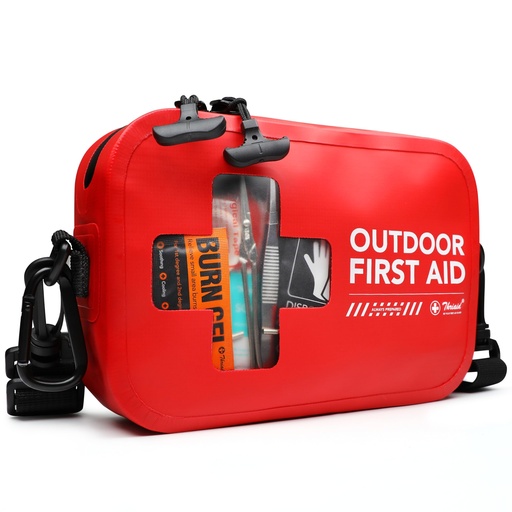[BRSRYZ3QDICBG333] 152 PCS Waterproof First Aid Kit, Small Medical Outdoor Boat Safety Dry Bag