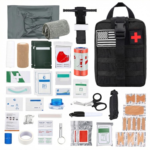 [BRSRGEIHOQAQOG3J] Trauma Kit, Survival Emergency Medical Kit with Israeli Bandage