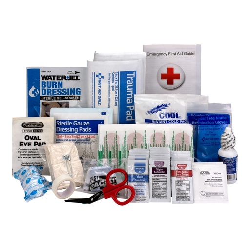 [BRSWKZYYCUGQCCDE] First Aid Only 90583 25-Person Emergency First Aid Kit Refill Supplies for Business, Compatible with First Aid Only ANSI 2015 A 90560, 90562 and 90588 Kits, 89 Pieces