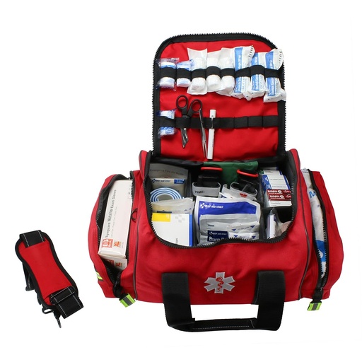 [BRSRO2QQOEMBYCQZ] First Aid Only 91484 Basic First Aid Kit First Responder Bag with Bleed Control, 335 Pieces