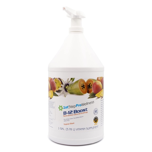 [BRSWIZTYBJ4WIEDC] 1st Step for Energy B12 Tropical Blast 128 fl oz (1 gal)
