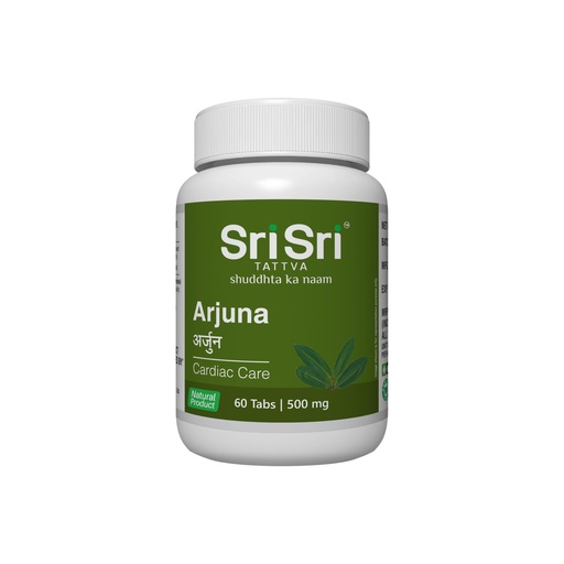 [BRSWGFTQOYFQYH3X] Sri Sri Tattva Arjuna 500mg Tablet -60 Tablets