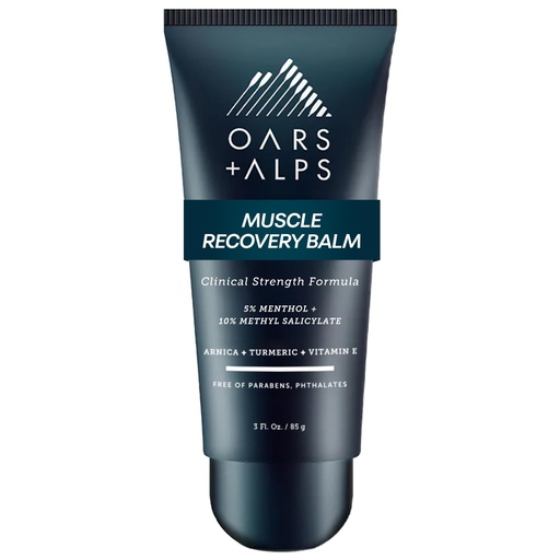 [BRSRMYY6OB4AMDL5] Oars + Alps Muscle Recovery Balm and Rub, Muscle Pain Relief Balm, 1pk, 3oz | Relieves Sore Muscles, Stimulates Circulation, Reduces Inflammation, Clinical Strength, 3-Rollerball Massager, Lavender Sage