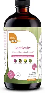 [BRSWIZT7BMDBMETE] Zahler Lactivate, Lactation Support Supplement to Increase Mothers Milk Quality and Quantity, All Natural Breastfeeding Liquid Formula Containing Fenugreek, Certified Kosher Postnatal Vitamin, 16oz