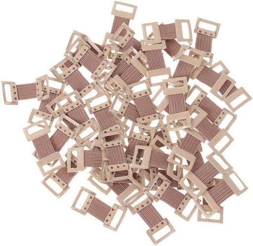 [BRSRAYAHCANROYDP] 10 Pcs Skin Color Elastic Bandage Clips, Bandage Wrap Clips Stretch Metal Clips, Ace Bandage, Replaceable Wrap Clips Adhesive Bandages for Various Types Bandages, Bandages and Bandaging Supplies