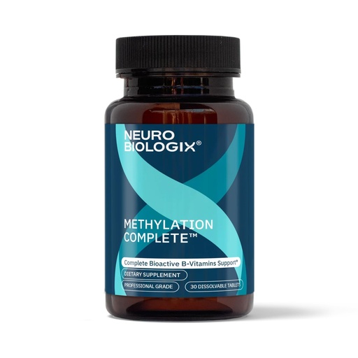 [BRSRGHQNOEFROAD5] Neurobiologix Methylation Complete, B Complex, Methylfolate, 30 Tablets | Chewable, Vitamin B12 & B6, Daily Energy, for Kids & Adults, Gluten-Free, Pack of 1