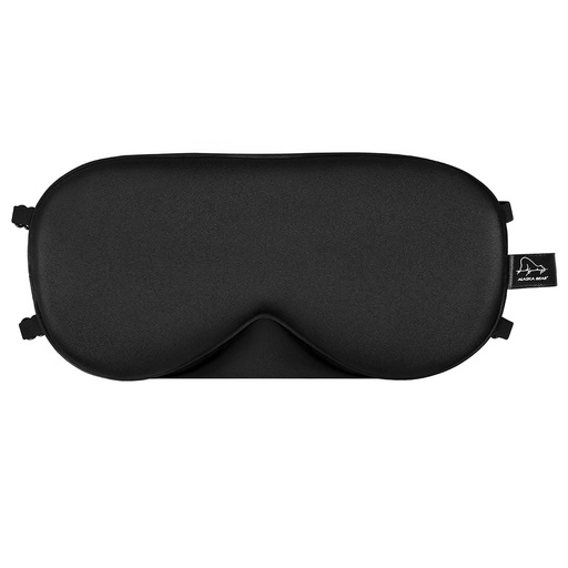 [BRSWIAL4CJYWM33Y] ALASKA BEAR Sleep Mask 2 Straps, Mulberry Silk, Twin Thin Elastic Bands Stay Put All Night, Smooth Eye Mask Two Adjustable Head Strings and Nose Baffle