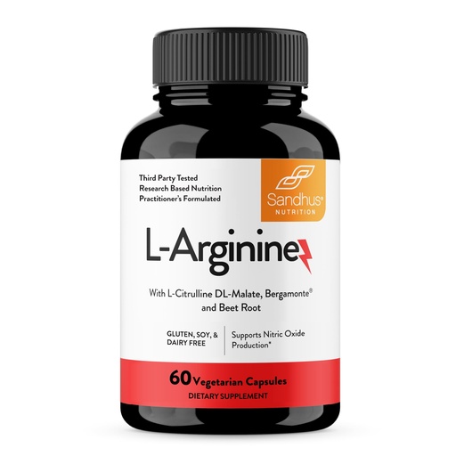 [BRSRMBDQAEHGKCT5] Sandhu's L-Arginine with Nitric Oxide Precursor | 30 Days Supply| Workout Supplement| for Men & Women