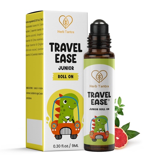 [BRSRAFAEAAMBA3AZ] Travel Ease Junior Kids Roll On,Natural Anti Nausea Relief for Car, Cruise, Airplane, Road Trip & Flight, Essential Oil Based Non drowsy Alternative for Motion Sickness