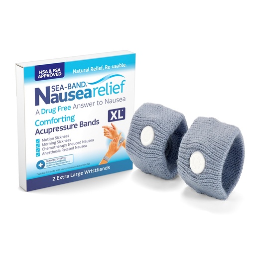 [BRSRAHQBA55RYCTA] Sea-Band XL Sized Acupressure Wristbands