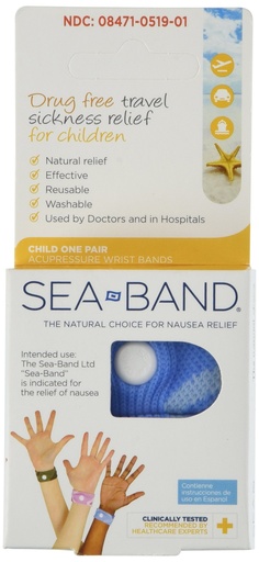 [BRSWIZYKA5YWKCYZ] Sea Band - Child Wrist Band - One Pair *** Color Varies ***