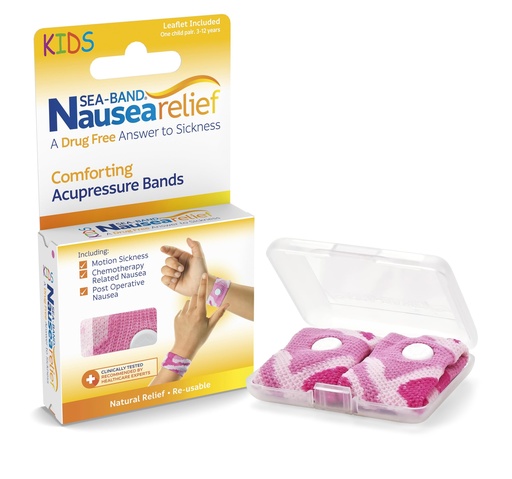 [BRSWIGAIBV6WMCA3] Sea Band Kids Pair of Wristbands Acupressure
